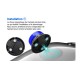 Gyrophare bleu LED Sans Fil Rechargeable 12V Equipements spéciaux75,00 €