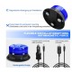 Gyrophare bleu LED Sans Fil Rechargeable 12V Equipements spéciaux75,00 €