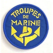 Ecusson velcro TROUPES DE MARINE