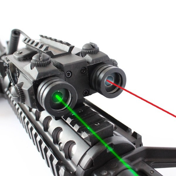 Viseur laser point rouge tactique support picatinny 11 et 20mm couleur vert  - Lasers, pointeurs et lampes tactiques (7615286)
